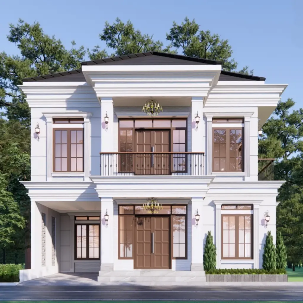 Desain Arsitektur Rumah Klasik Eropa
