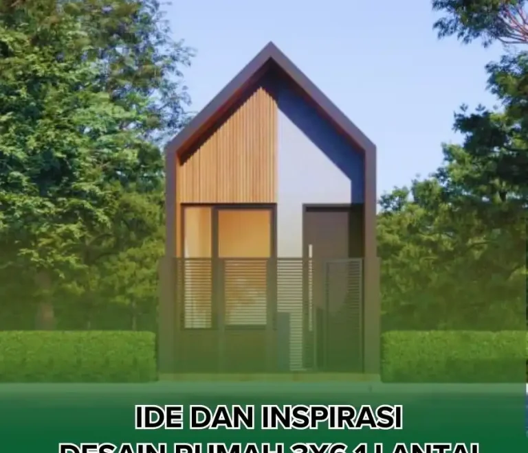 IDE dan Inspirasi Desain Rumah 3x6 1 Lantai