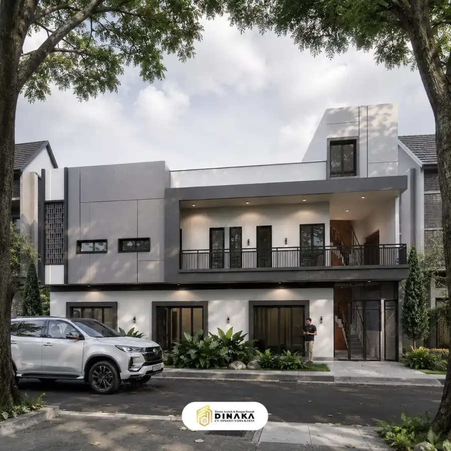 Rumah dengan Sentuhan Industrial