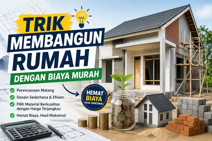 Trik Membangun Rumah Biaya Murah