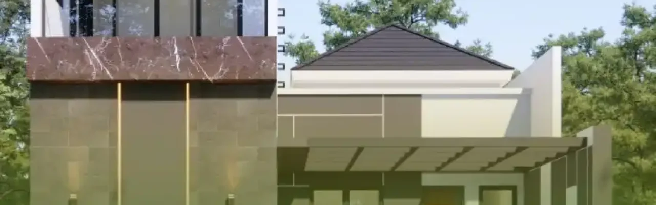 Hunian Rumah Tingkat Sederhana Tapi Mewah!