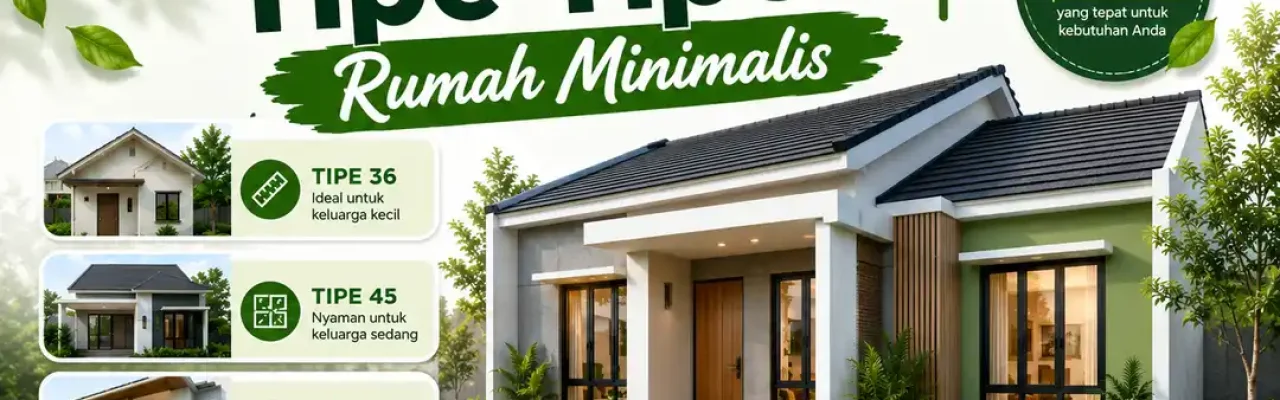 Jangan Salah! Ini Ukuran & Tipe Tipe Rumah Minimalis
