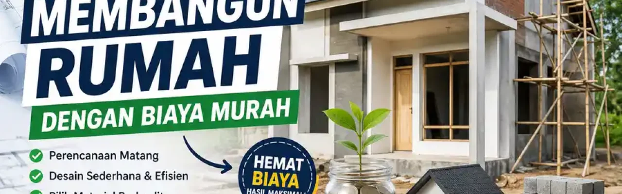Trik Membangun Rumah Biaya Murah